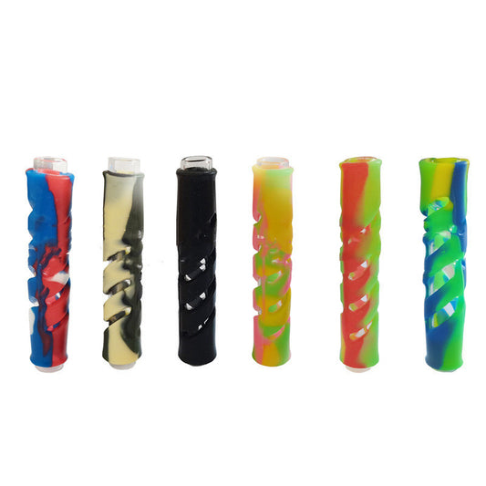 Small Silicone Pipe With Multi-color Options, Lightweight And Portable Decoration